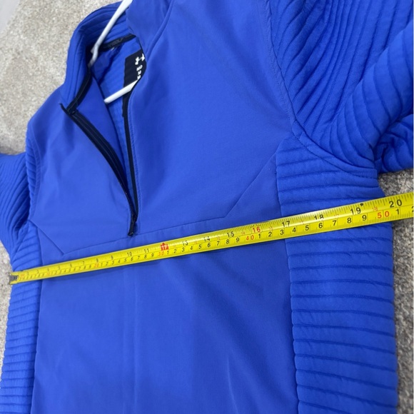 Under Armour Storm Evolution Daytona Half Zip Golf Blue Shirt Pullover Medium - Picture 3 of 9